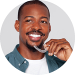 Man with Reveal Clear Aligners